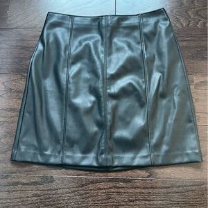 Abercrombie Vegan Leather skirt